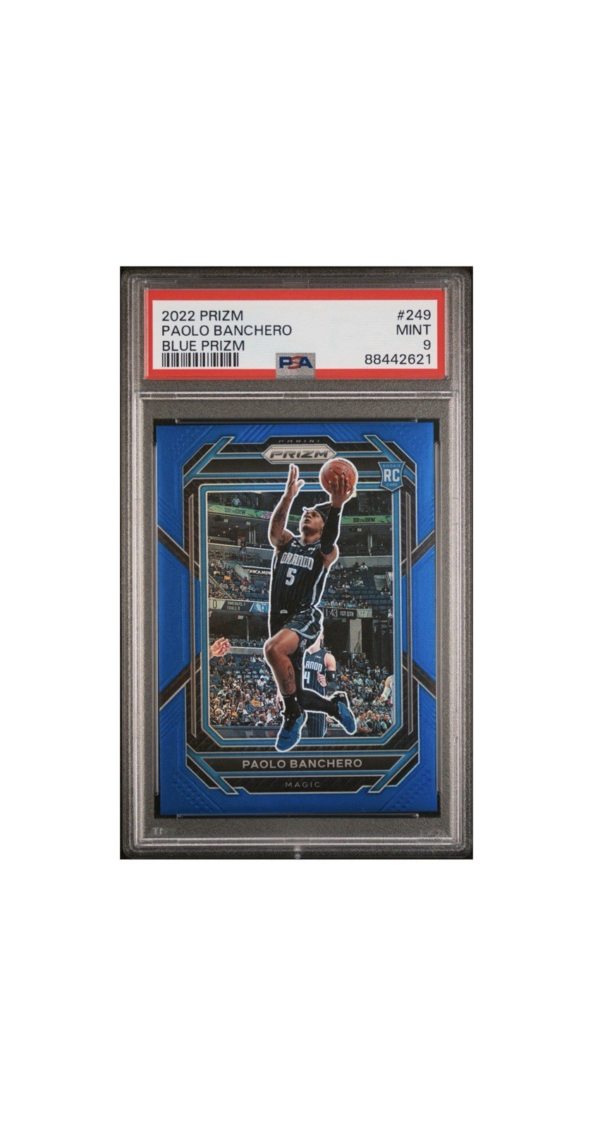 2022-23 Panini Prizm - Paolo Banchero #249 Blue Prizm /199 (RC)