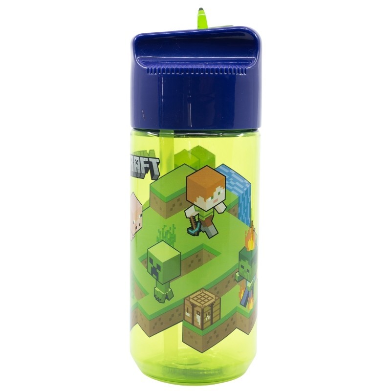 BOTELLA DE AGUA ECOZEN HIDRO PARA NIÑOS 430ML | Minecraft