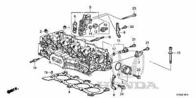#ad Genuine Honda Valve Assembly Spool 15810 R1A A01 $160.89