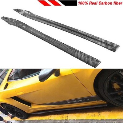 Carbon Fiber Side Skirts Kits For Lamborghini Gallardo LP540 LP550 LP560 LP570