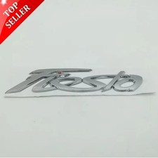 Ford Fiesta Badge Emblem Logo Silver High Quality