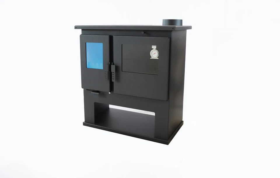 🔥 Estufa Verso CS Lite 7,7 kW | Estufa de leña con horno y placa BImSchV 2 - Imagen 2 de 4