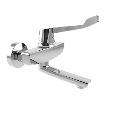 heinrichschulte CARE Wandarmatur omega_2, mit Auslauf 200 mm