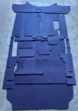 NEU R107 Mercedes Teppichsatz f&uuml;r 380SL 450SL 500LS 560SL LOOP BLAU Kit 18 tlg