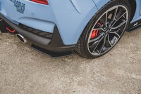 Diffusor Flaps Passend FüR Hyundai I30 N Mk3 Hatchback Schwarz Matt