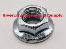7/16-14 Serrated Flange Nuts 7/16x14 Nuts 7/16 X 14 Hex Flare Nut