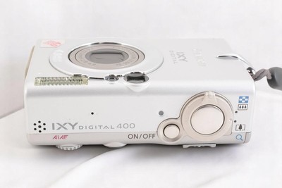 EXC+5] Canon IXY DIGITAL 400 Silver Compact Digital Camera Tested
