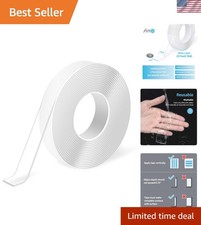 Multipurpose Adhesive Foam Tape 10FT: Eco-Friendly  Damage-Free Solution