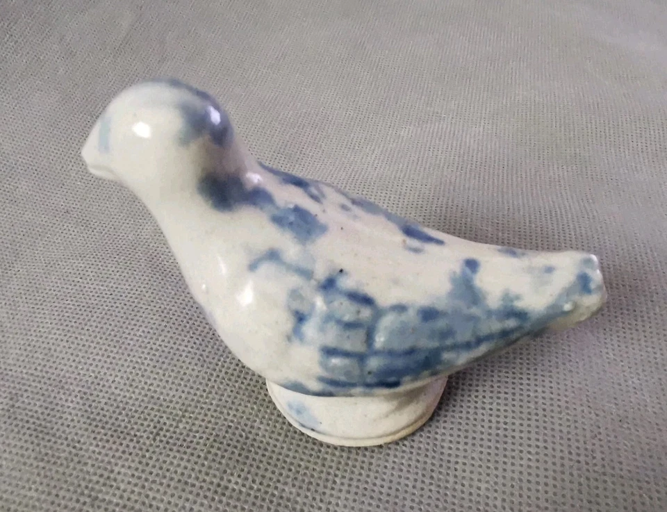 Sifflet oiseau appeau en céramique vernissée art populaire - Photo 4/4