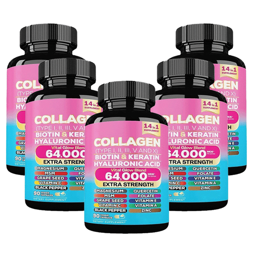 14-in-1 Kollagen & Biotin Kapseln Nahrungsergänzungsmittel 90 Kapseln (1~5 Stück) - Bild 14 von 14