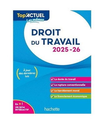 Top'Actuel Droit du travail 2025-2026, Lopes dos Santos, Susana