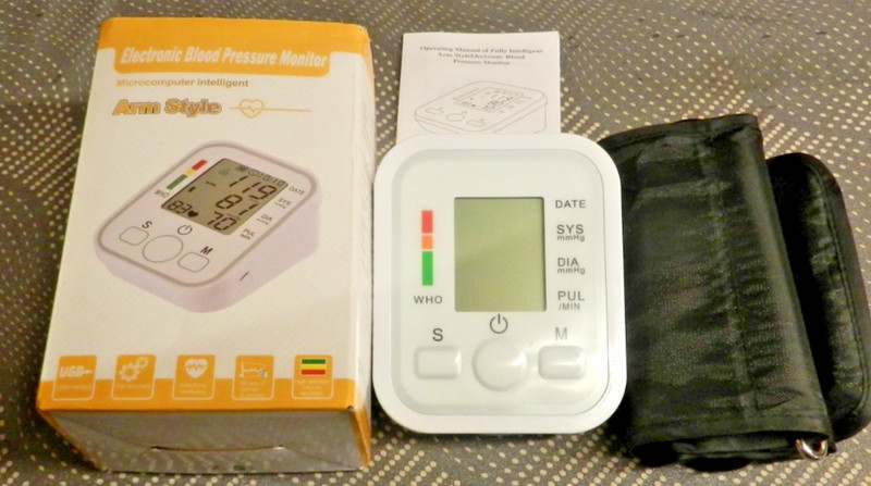 Fully Automatic Electronic Blood Pressure Monitor Arm Style