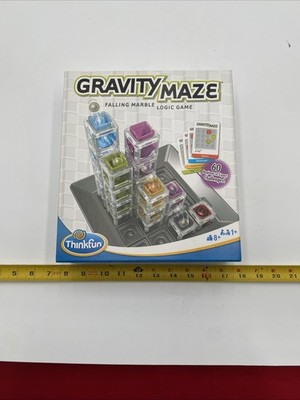 ThinkFun Gravity Maze Board Game Falling Marble Logic Game For Kids 