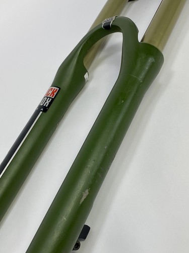 Vintage ROCKSHOX BOXXER Dual Crown Fork 26" Army Green Downhill Race Maxxle - Picture 8 of 24
