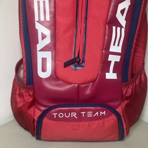 Head Tour Team Backpack Tennis Badminton Red - Picture 2 of 10