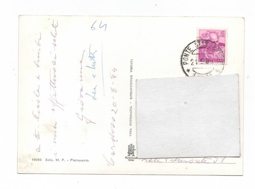LUCCA ALPI APUANE CARDOSO M. 270 PANORAMA CARTOLINA VIAGGIATA ANNO 1964 FG - Picture 2 of 2