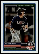 2023 Panini Stars & Stripes #81 Brayden Taylor Rookie Team USA