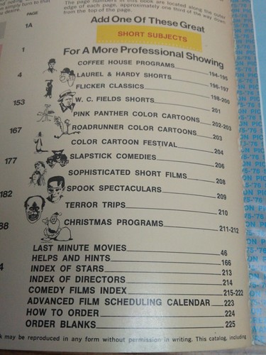 Rare 1975-1976 Film Rental Catalogue J Swank Movies From Swank - Picture 8 of 18