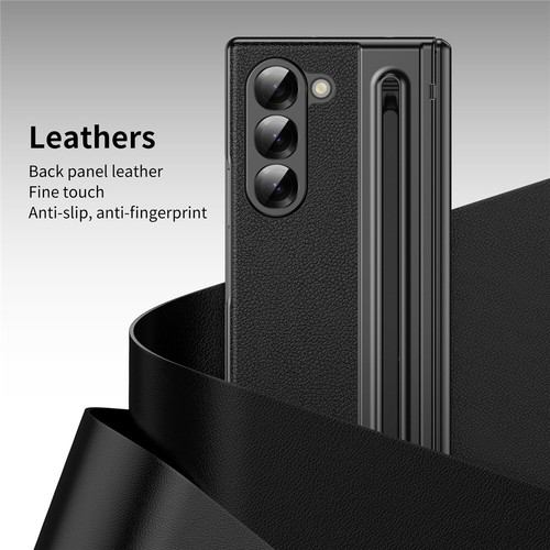 For Samsung Galaxy Z Fold 6 5 4 3 5G Case Leather Wallet Cover With S Pen Holder - Picture 40 of 64