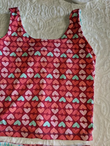 Agatha Ruiz de la Prada girls sz. 8/10 two piece heart design swimsuit. Adorable - Picture 5 of 8