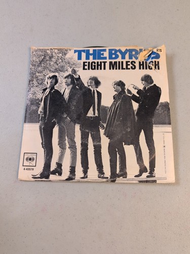 The Byrds - Eight Miles High / Why 7" Vinyl 45 Pic Sleeve 1966 Columbia Tested - Picture 21 of 24