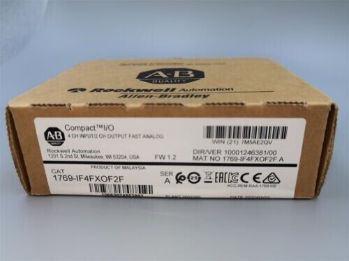 New Factory Sealed Allen-Bradley 1769-IF4FXOF2F Ser A CompactLogix I/O Module - Picture 2 of 5