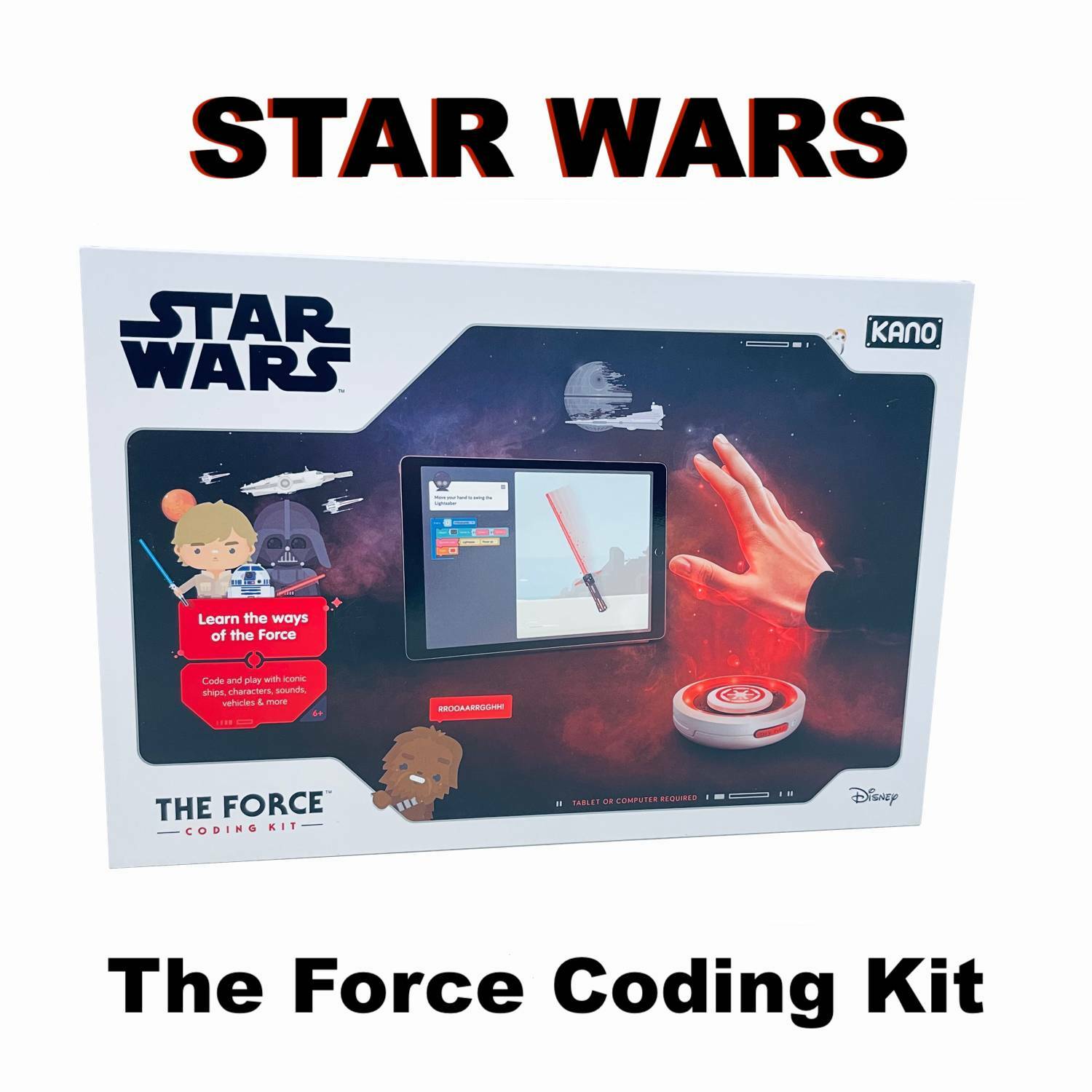 Kano Star Wars The Force Kit de codificación STEM Aprendizaje Niños Aprenden a codificar Starwars