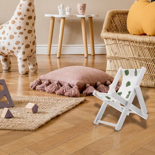 Animal Cage Decorative Beach Chair Small Beach Chair Shape Decor Desktop - 第 2/12 張圖片
