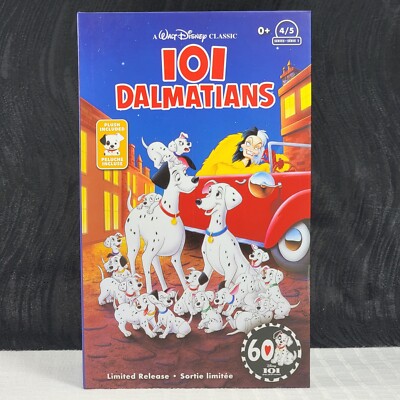 Disney 101 Dalmatians VHS Box Dalmatians Plush Limited Edition 