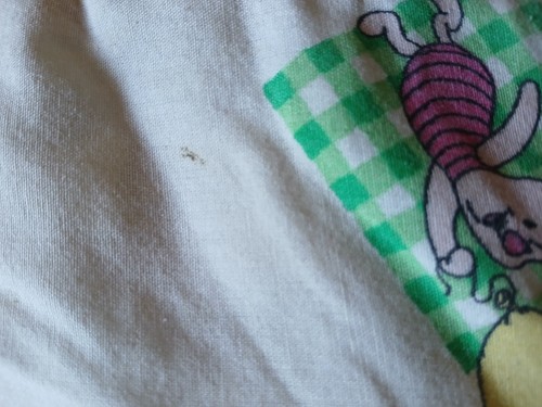 Vintage Disney Winnie the Pooh Piglet Balloon Ladybug Baby Quilt Blanket READ - Picture 13 of 15