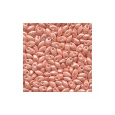 Opaque Salmon Miyuki Long Magatama Seed Beads 4x7mm 8.5G Tube LMA-429-TB