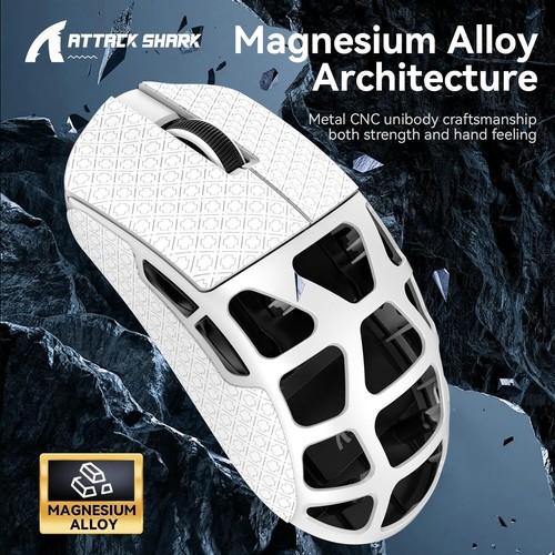 ATTACK SHARK R3 46g Magnesium Alloy Mouse, PixArt PAW3395 BT/2.4G/Wired,26000DPI - Picture 59 of 64
