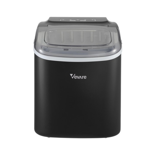 Vevare Portable Ice Maker Machine Ice Cube Tray 12kg Bar Countertop Black - Picture 7 of 10
