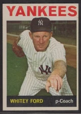 1964 Topps # 380 Whitey Ford (HOF), NM+, STUNNER CARD of YANKEE GREAT!!
