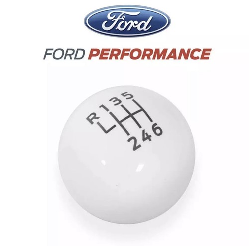 2015-2024 Mustang OEM Genuine Ford Bullitt White 6 Speed Shift Shifter Knob Ball