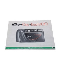 Nikon One Touch 100 Instruction Manual Only 35 MM Camera Photography Technology