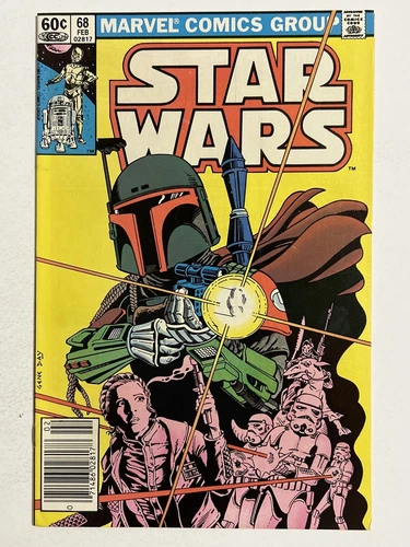 Star Wars #68 VF- 7.5 NEWSTAND MARVEL 1983 Boba fett