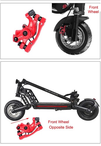 Scooter Disc Brake 140mm 160mm Right Side Mechanical Caliper Electric E-scooter - Foto 6 di 48