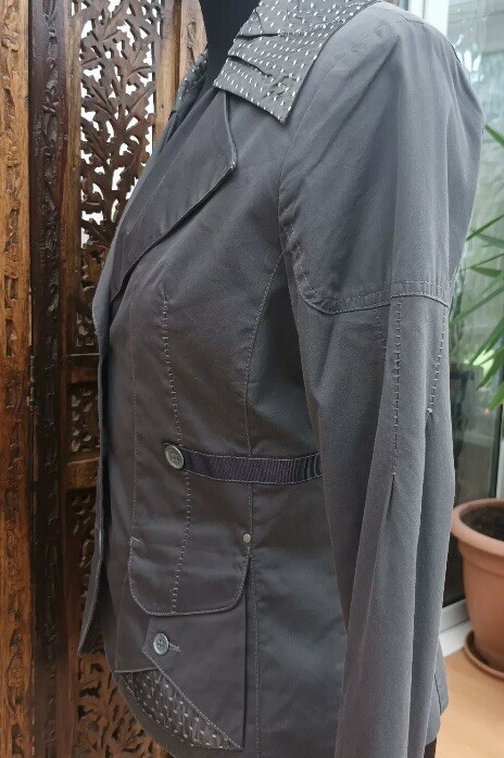 PAUSE CAFÉ Fitted Cotton Elastane Mix Jacket Size… - image 4