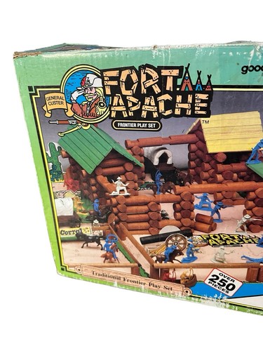 Jeu de construction en rondins Fort Apache General Custer Frontier 1992 - Photo 3/24