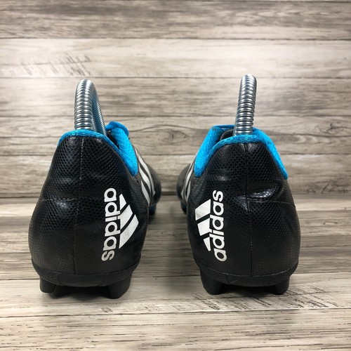 Botines de fútbol Adidas Conquisto juvenil talla 5,5 negro blanco azul B25593 - Imagen 5 de 9