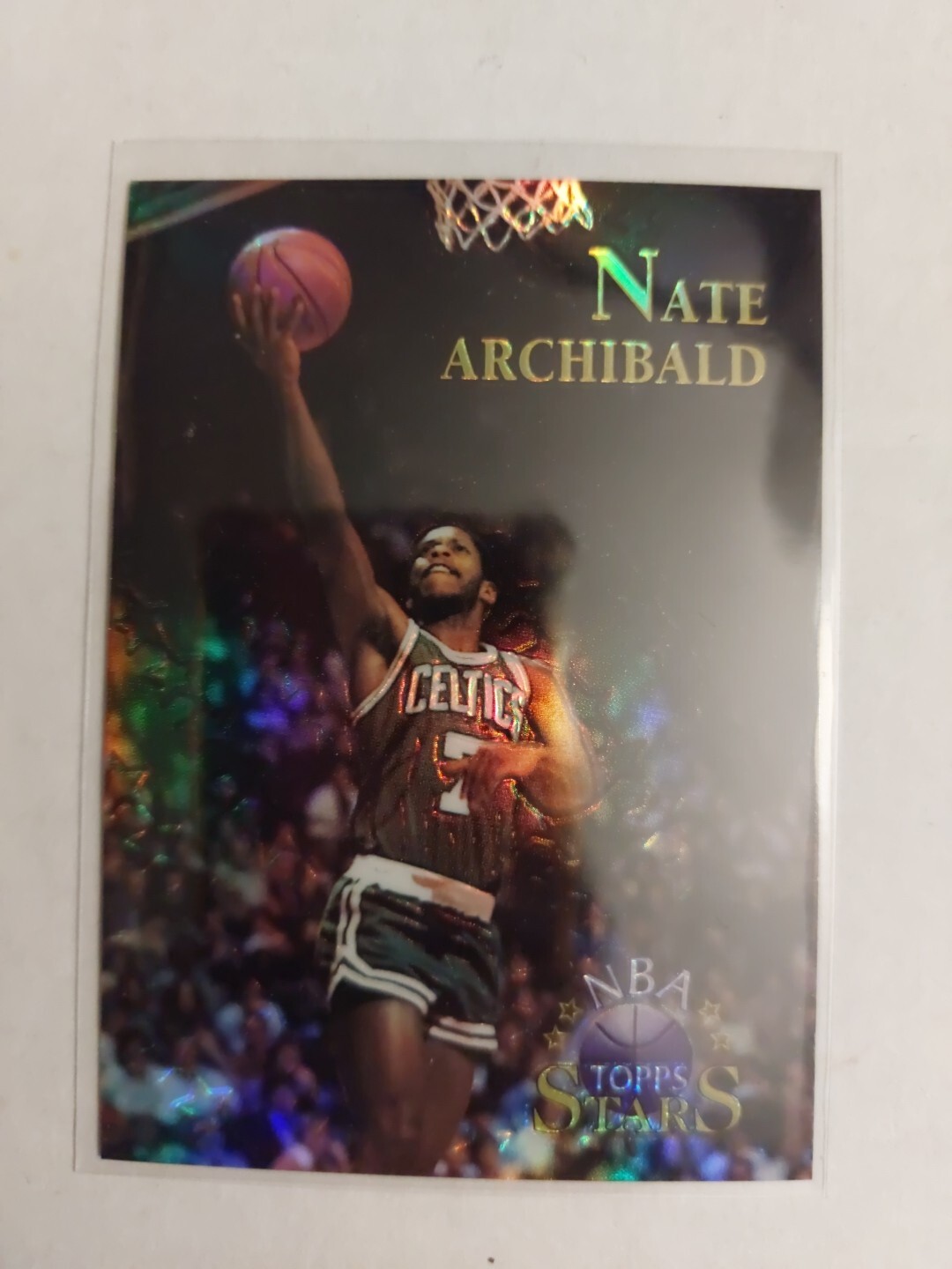 1996-97 Topps NBA Stars Finest Refractor Nate Archibald #2