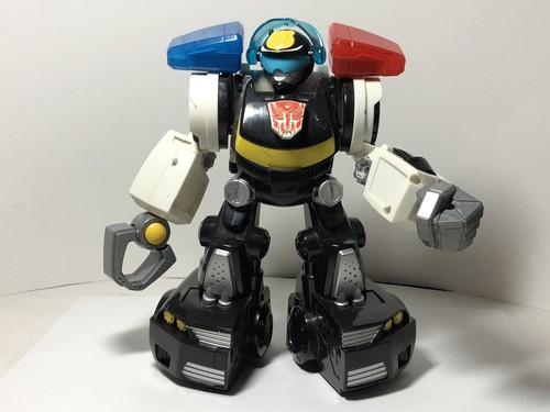 Electronic Chase the Police-Bot TRANSFORMERS Rescue Bot 9-inch  2010 Hasbro - Picture 1 of 4