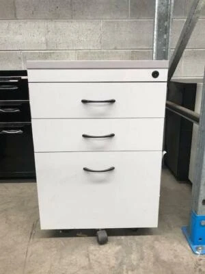 Pedestal Drawers Filing Cabinet Office Storage Furniture Desk Shelf