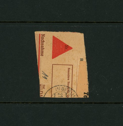 West Germany Berlin Scott # 9N33 Appears Unused on Piece F-VF No Gum Stamp BOB - Picture 2 of 2