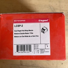 NEW WattStopper LCSP-2 Dual Single Pole Relay *OPEN BOX/DISPLAY*