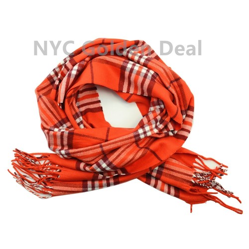 Herren Damen neu 100 % KASCHMIR warmer Warp Schal hergestellt in Schottland superweich - Bild 77 von 161