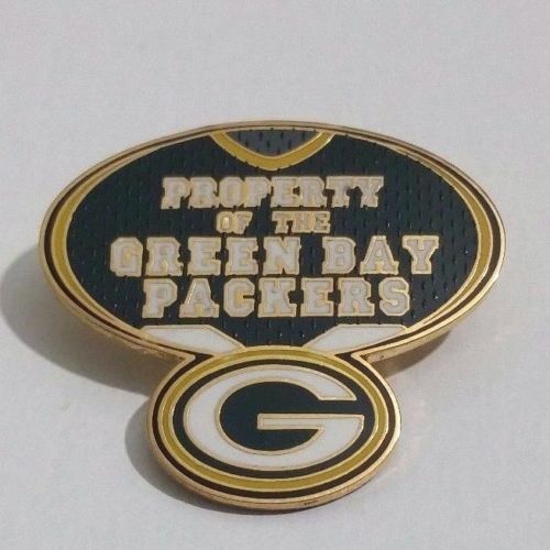 Green Bay Packers Property of Metal Lapel/Hat Pin - NFL Licensed - Picture 1 of 5