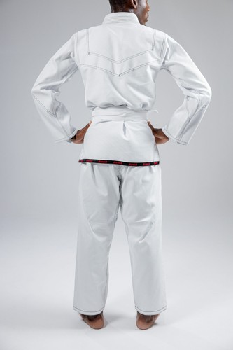 Esencial Brazilian Jiu Jitsu Blanco Kimono BJJ Gi Calidad Algodón Artículos Deportivos - Imagen 9 de 13