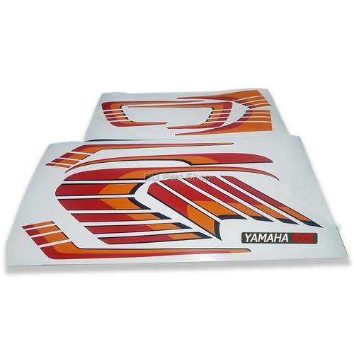 Sticker Fuel Tank Gas Custom For YAMAHA RX-S Complete set L/R Pair Side Logo RXS - Picture 2 of 5